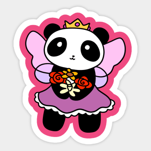 Fairy Princess Panda Sticker